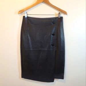 Ann Taylor Factory Faux Leather Pencil Skirt